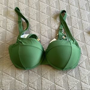 Cupshe Green Bikini Top